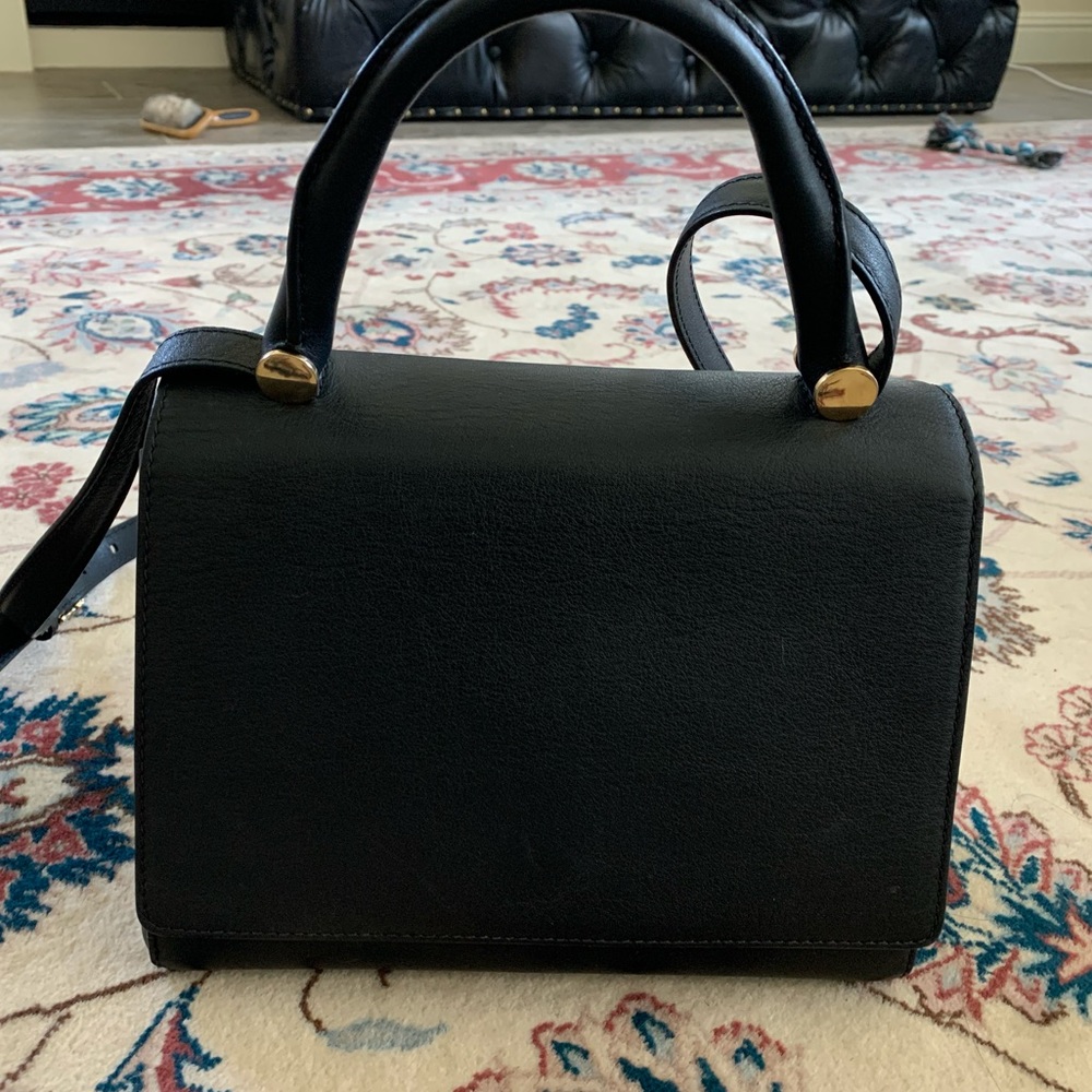 MaxMara Black Satchel Crossbody Bag J Bag